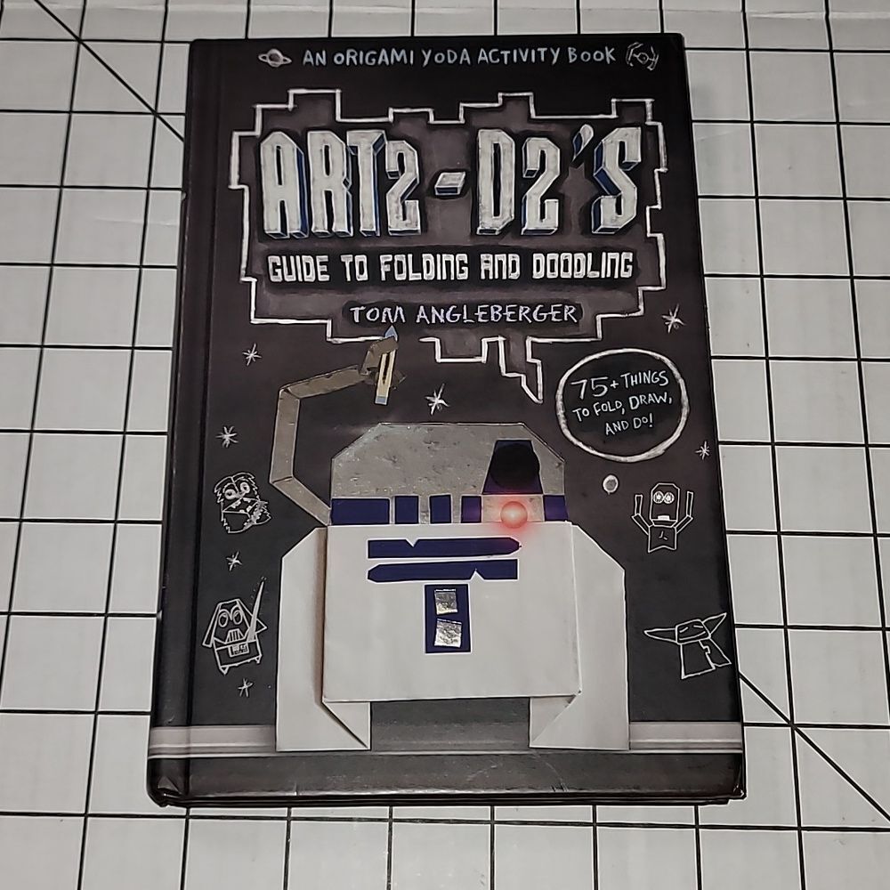 3/$21 ART2-D2's‎ Guide to Folding and Doodling, Tom Angleberger, Hardcover Book